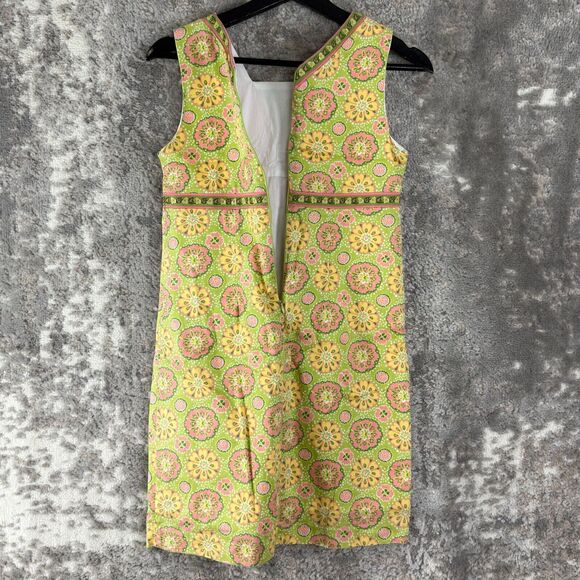 KC Parker Girls Sz 14 Floral Print Spring Shift Dress Sleeveless Easter Summer - Picture 4 of 11